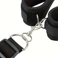 Free Shipping Sexual Backhand Mouth Plug, Handcuff Mouth Plug, Sex Handcuffs, Mouth Ball, Neck Ring, Black and Red Props, Sex Toys, 1pc, Suitable for Valentine's Day gifts