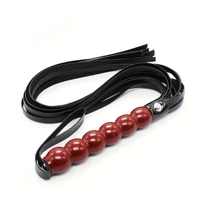 Free Shipping 1pc Exquisite Handcrafted Riding Crop - Equestrian Horse Whip for Stage Performance Prop, A string of knotted whips