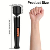 Free Shipping 10-Intensity USB Rechargeable Vibration Massage Wand - Non-Latex, Battery Powered Adult Sex Toys for Women Couple